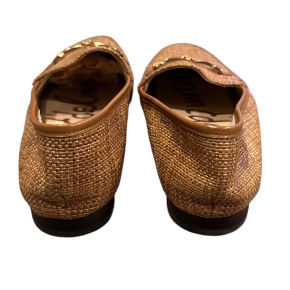 Sam Edelman Loraine Woven Raffia Horsebit Loafers Tan Size 9.5M main image 5
